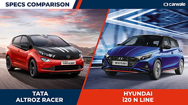 Tata Altroz Racer Vs Hyundai i20 N Line - Specs comparison
