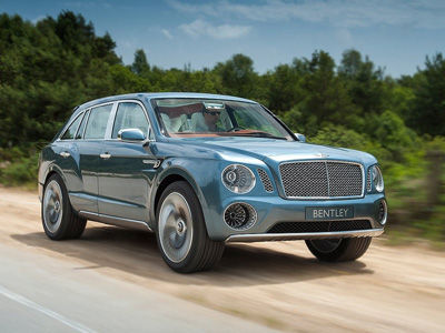 New Bentley SUV in the making
