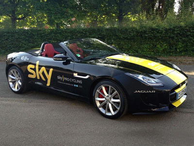 Chris Froome presented with unique Jaguar F Type